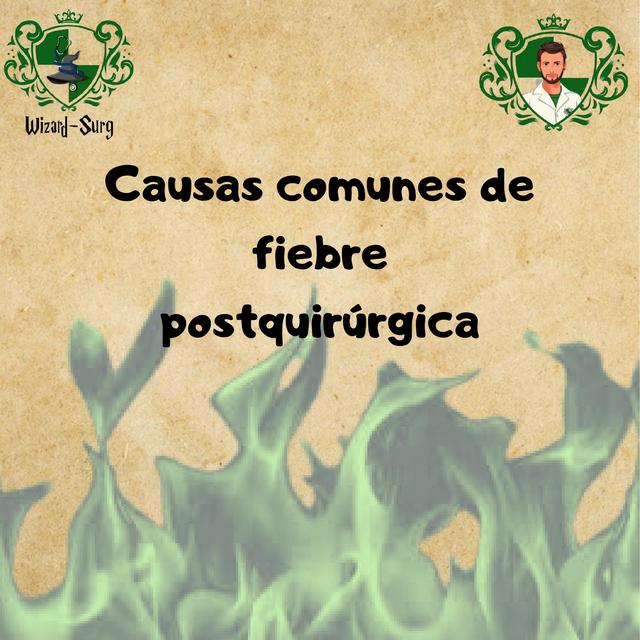 Causas Comunes De Fiebre Postquirúrgica