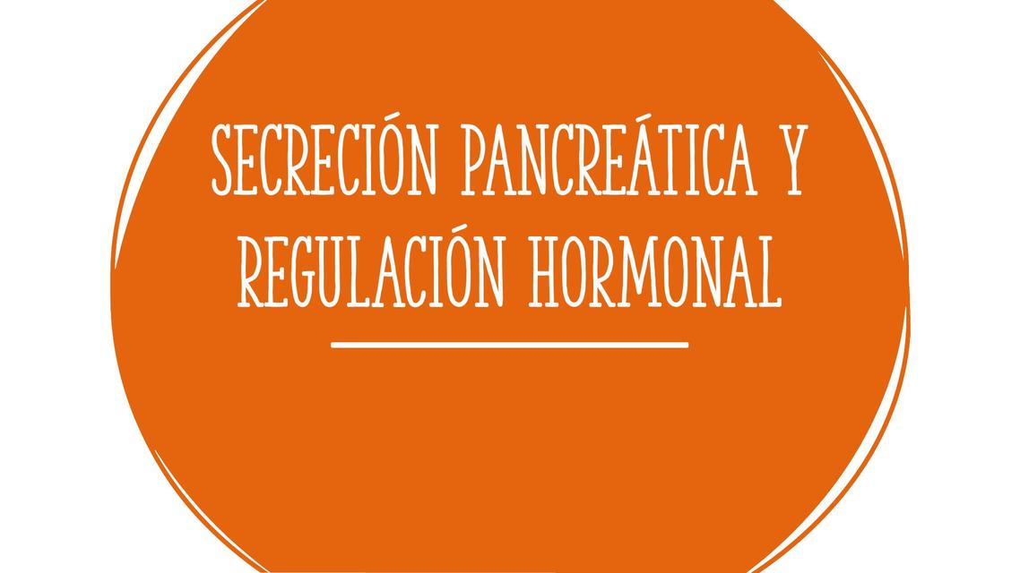 Secreción pancreática