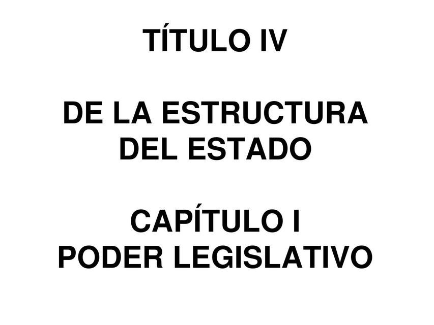 Titulo Iv De La Constitucion Del Peru