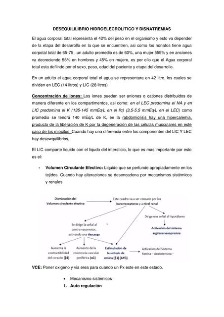 Desequilibrio electroítico