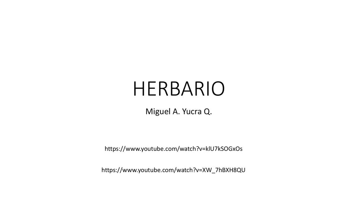 Herbario