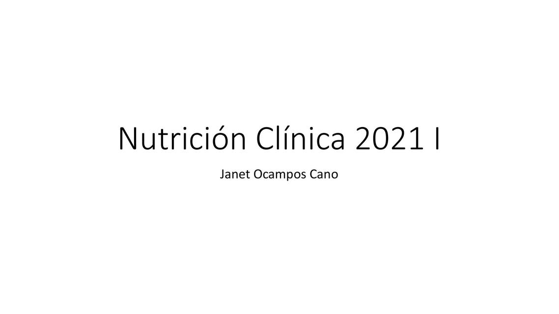 Nutrición