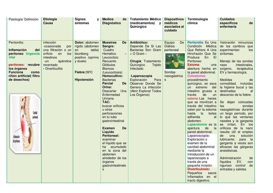 Matriz De Patologías | Tania.A | uDocz