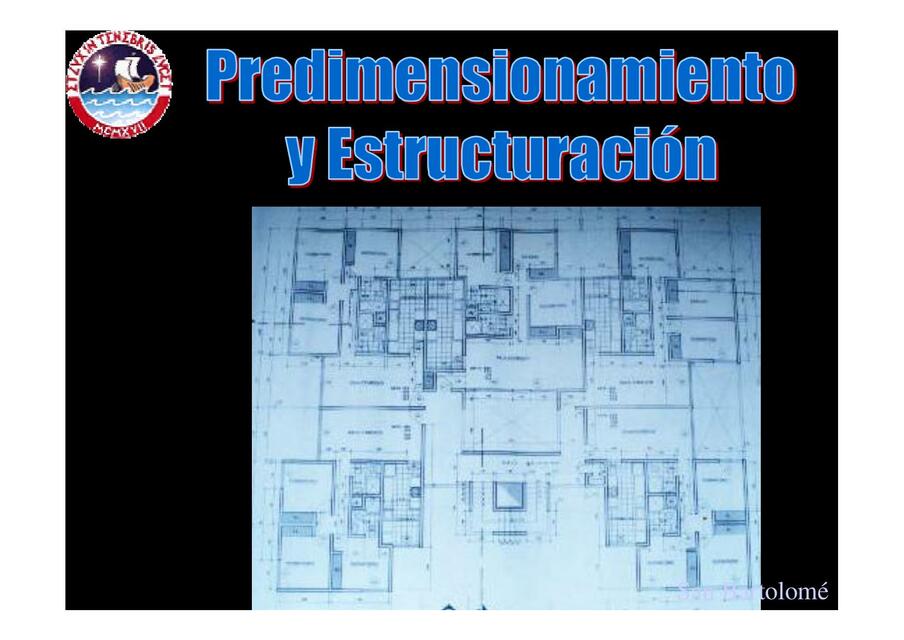 Predimensionamiento Y Estructuracion