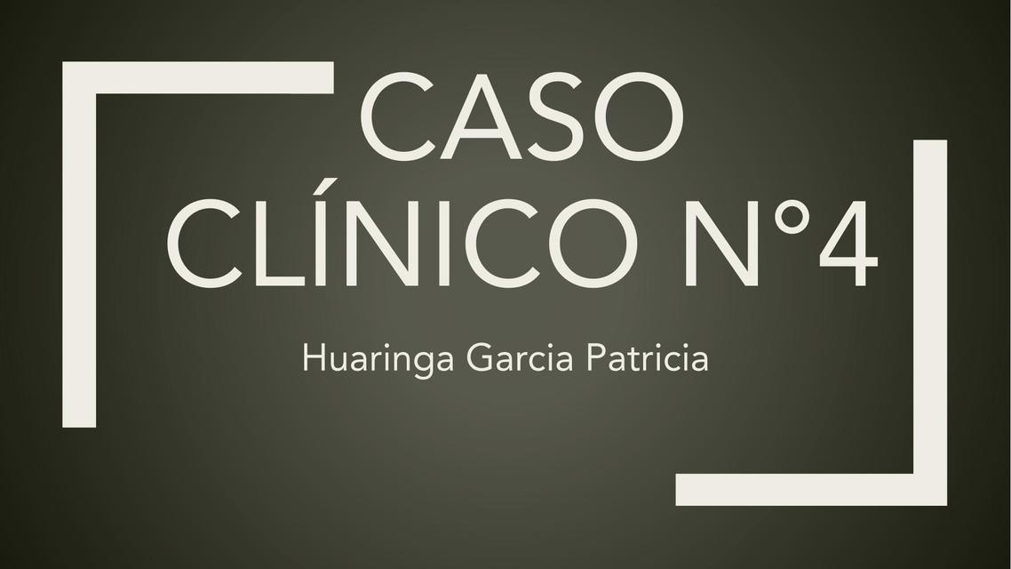 Caso clínico Diabetes Mellitus