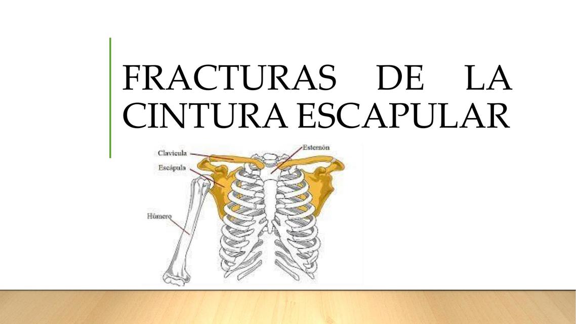 Fractura de la cintura escapular