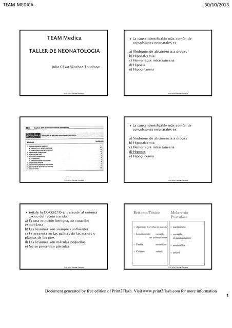 Taller de Neonatología