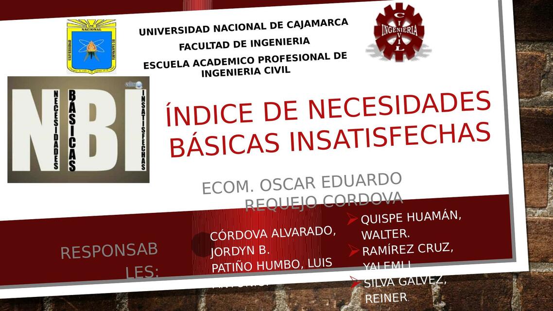 Indice De Necesidades Insatisfactorias