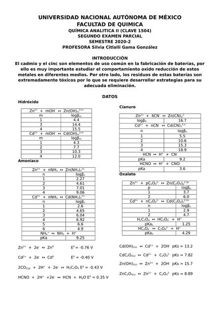 Oxido Reducción