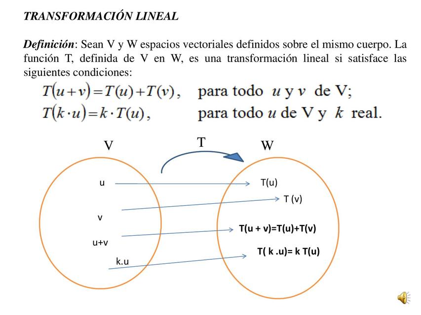 Transformacion lineal