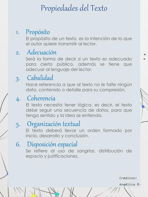 Propiedades del texto