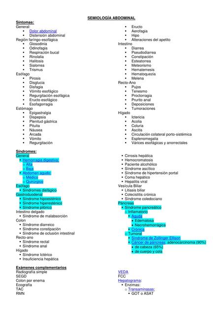 Semiología Abdominal