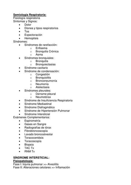 Semiología Respiratoria 