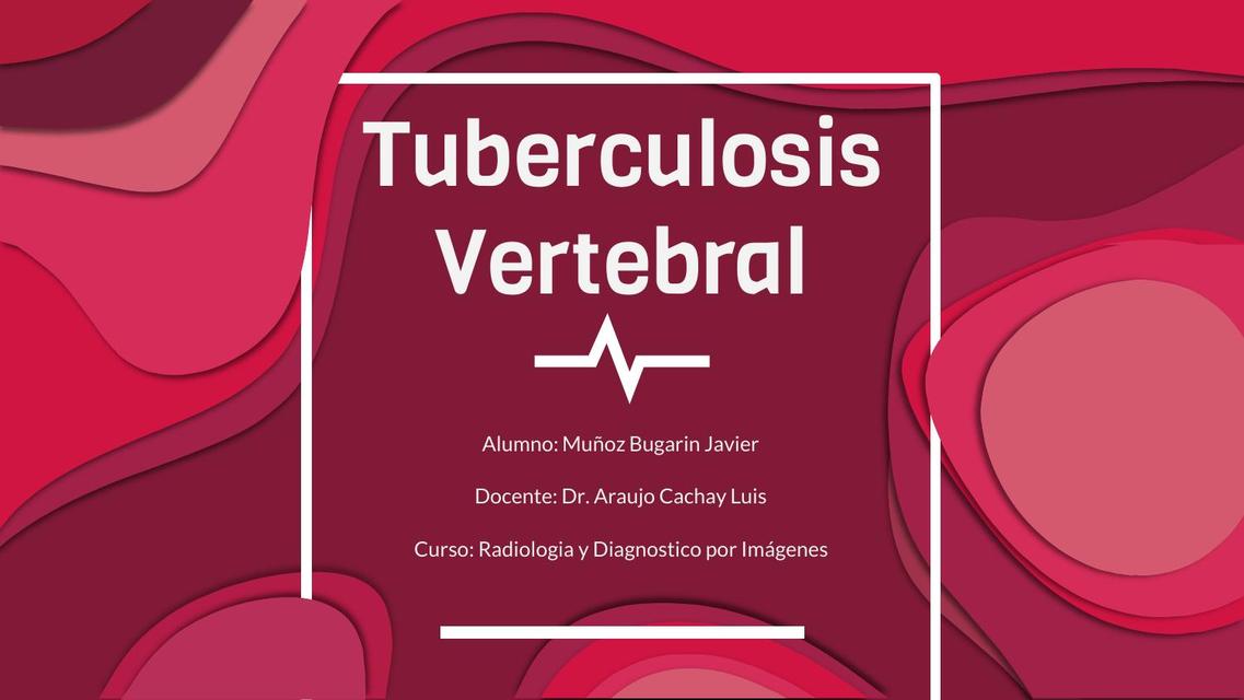 Tuberculosis Vertebral