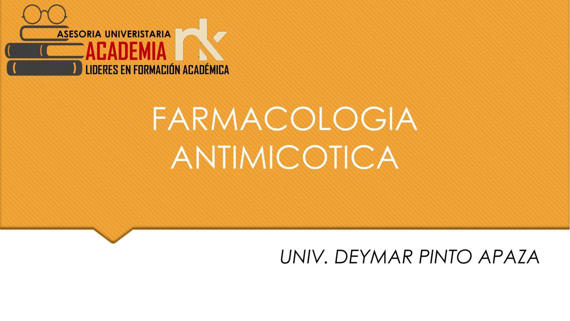 Farmacología Antimicótica