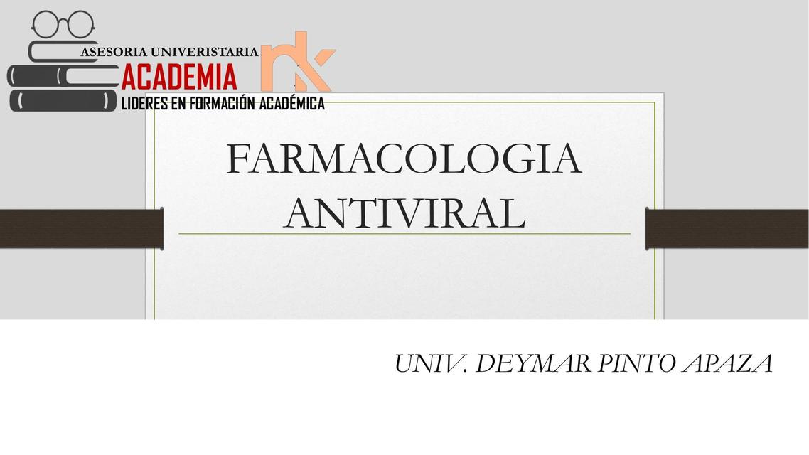 Farmacología Antiviral