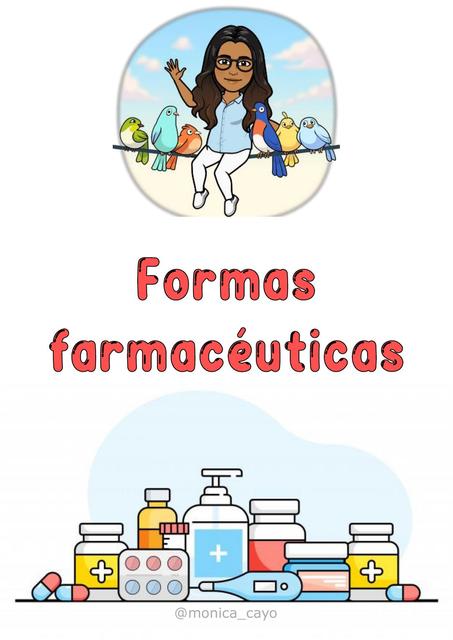 Formas farmacéuticas de los medicamentos