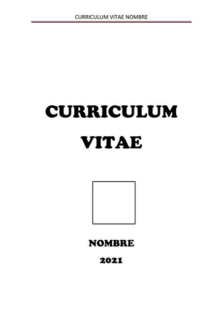 Crea tu Currículum Vitae