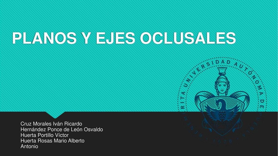 Planos y ejes oclusales