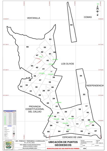 Plano De Ubicacion De Puntos