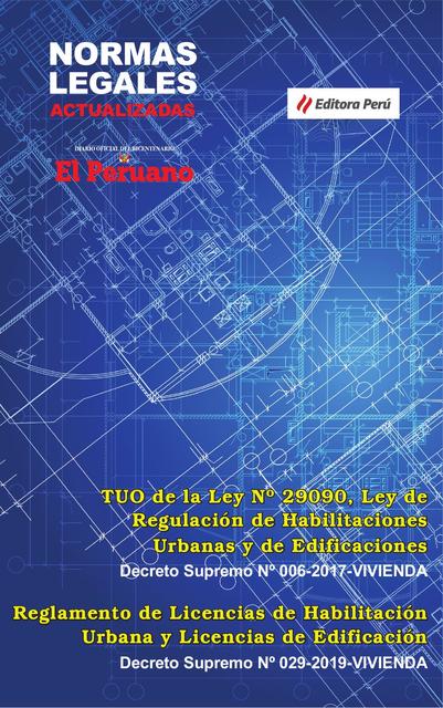 Ley de regulación habilitaciones urbanas y edificaciones