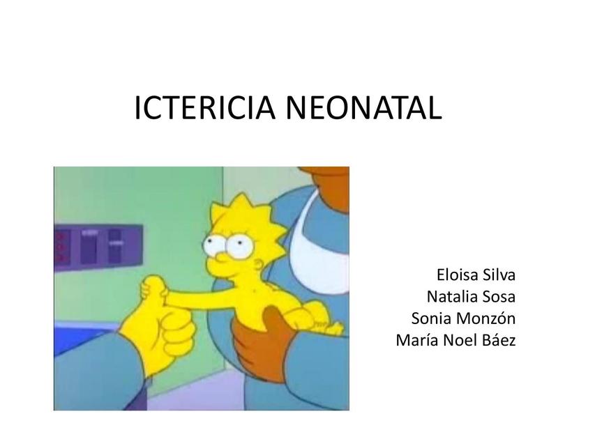 Ictericia Neonatal 