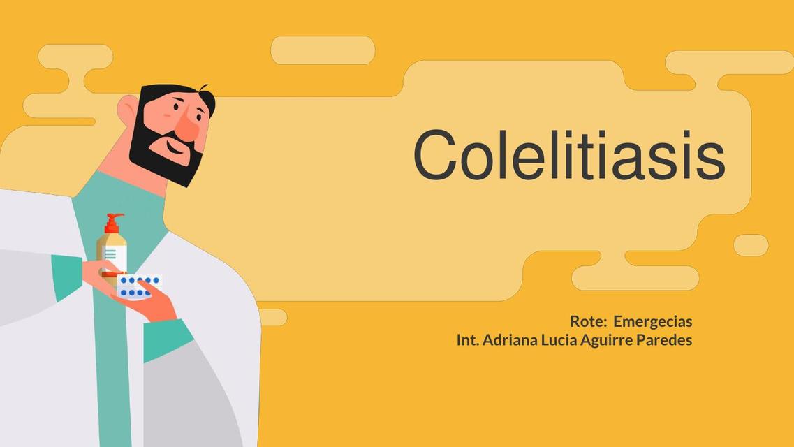 Colelitiasis