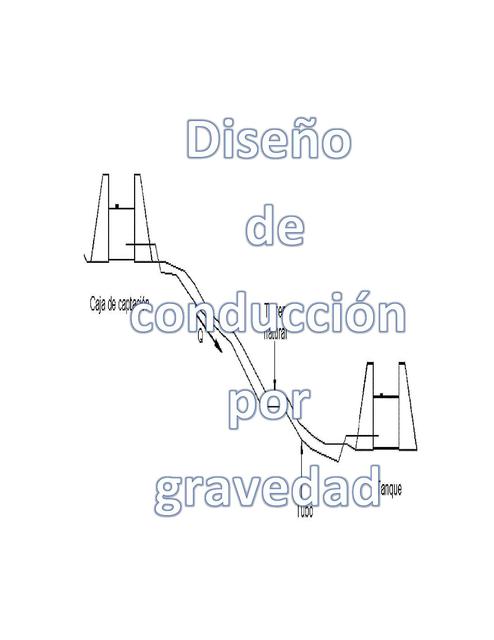 Diseño de Conducción por Gravedad