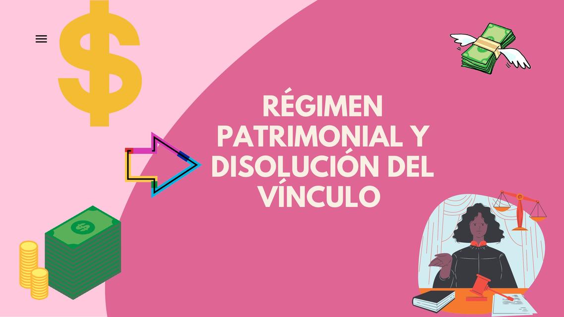 Régimen Patrimonial y Disolución de Vínculo