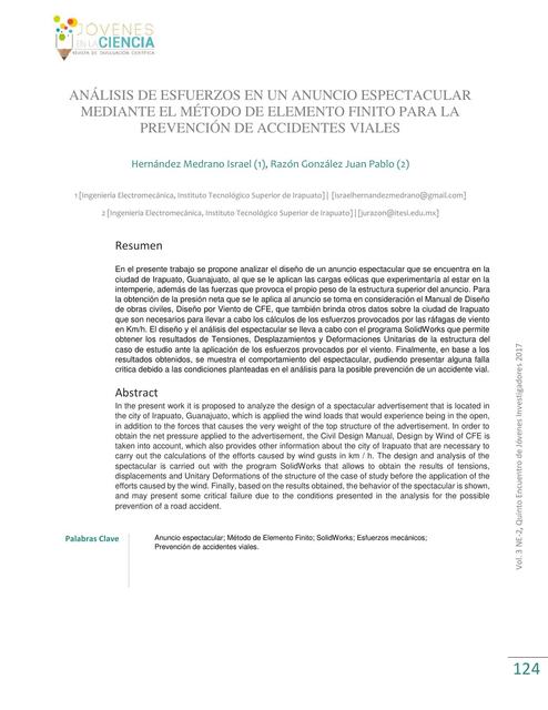 Método de elemento finito para prevenir accidentes viales 