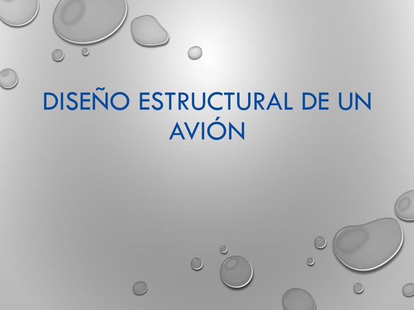 Diseño Estructural de un Avión