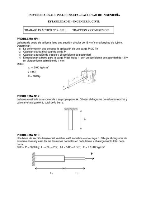 Práctica de tracción y compresión 