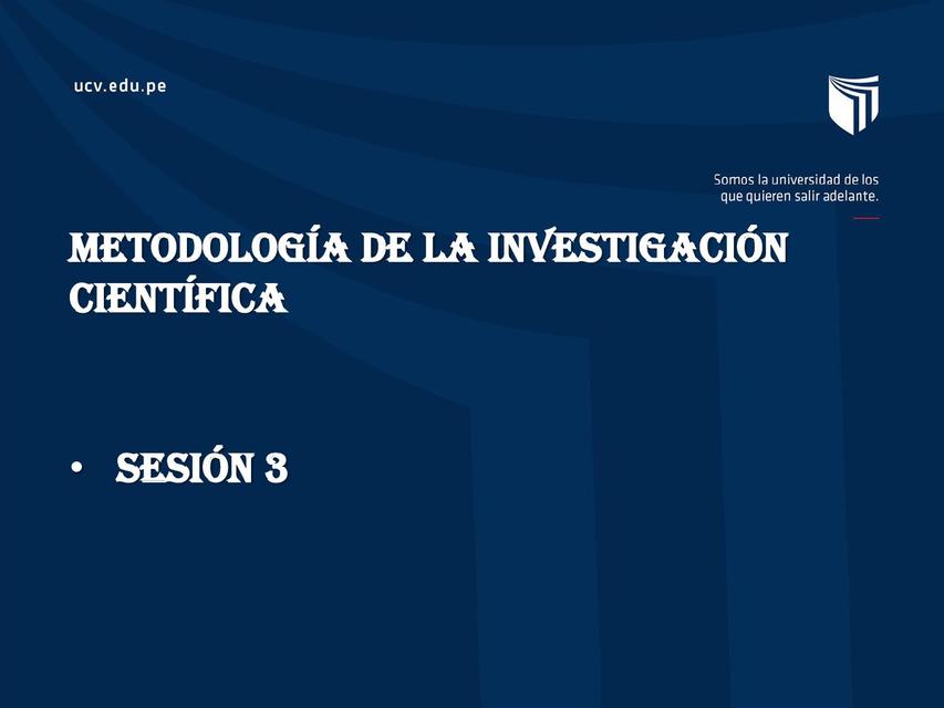 Metodología de la investigación científica 