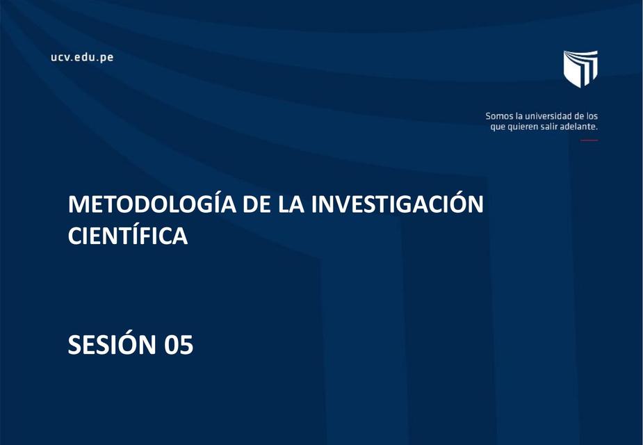 Metodología de la investigación científica 