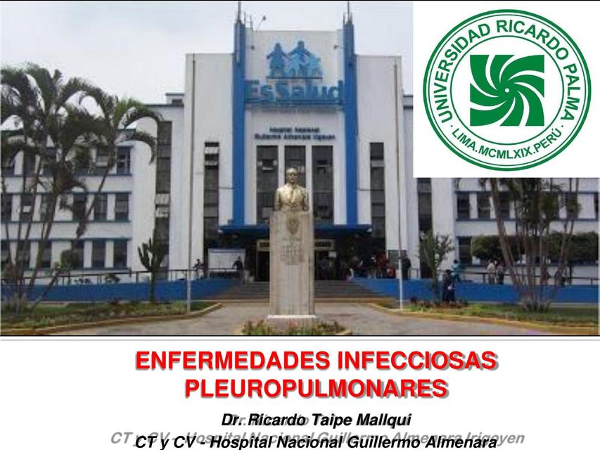 Enfermedades Infecciosas Pleuropulmonares 