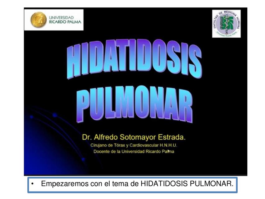 Hidatidosis Pulmonar