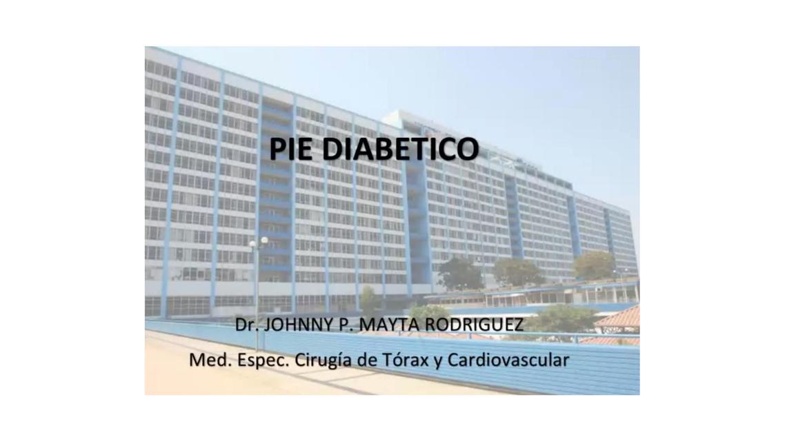 Pie Diabético