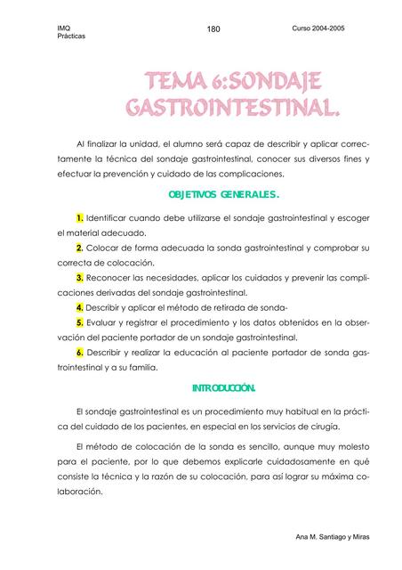 Sondas Gastrointestinales