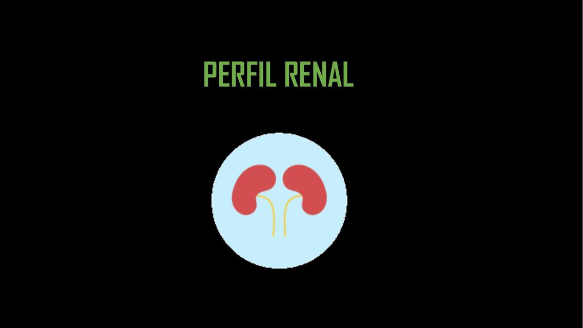 Perfil renal