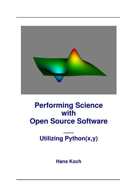 Performing Science With Open Source Software Utilizing Python | Aporte ...