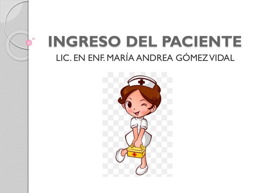 Ingreso del Paciente 