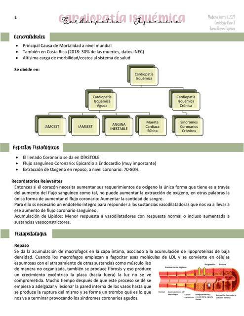 Cardiopatía Isquemica