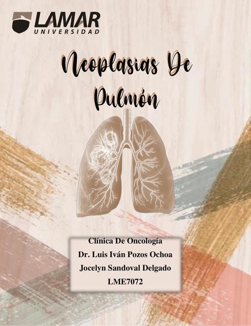 Neoplasias de Pulmón