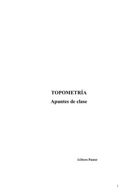 Topometria