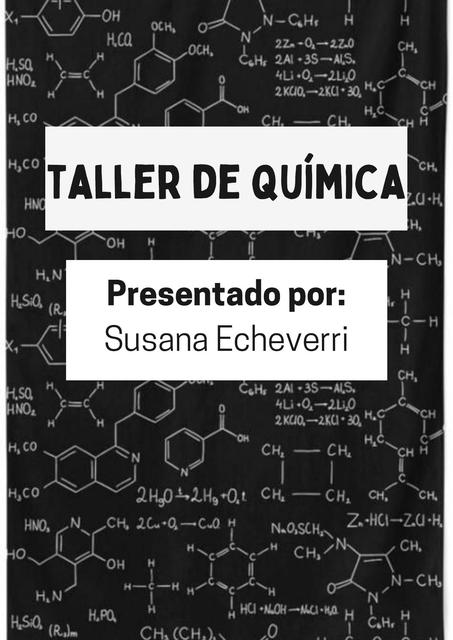 Química orgánica e inorgánica