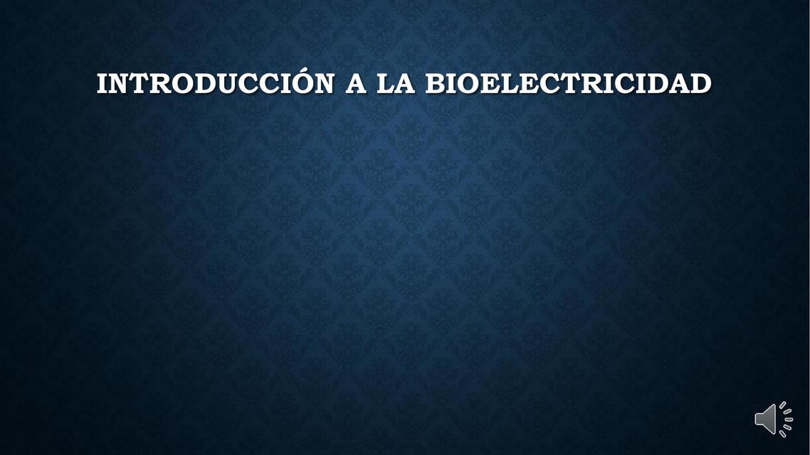 Bioelectricidad