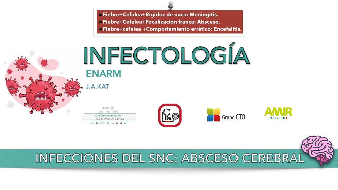 Infecciones del SNC: Absceso Cerebral