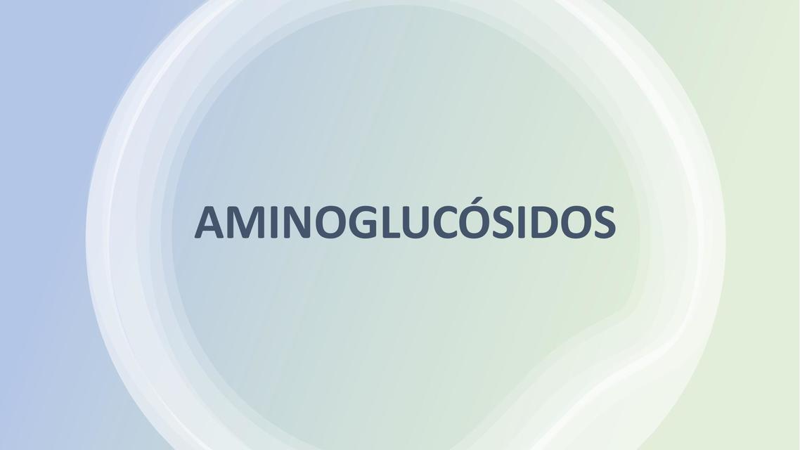 Aminoglucósidos