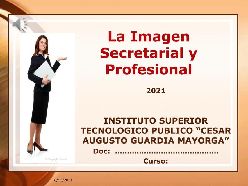 La Imagen Secretarial y Profesional