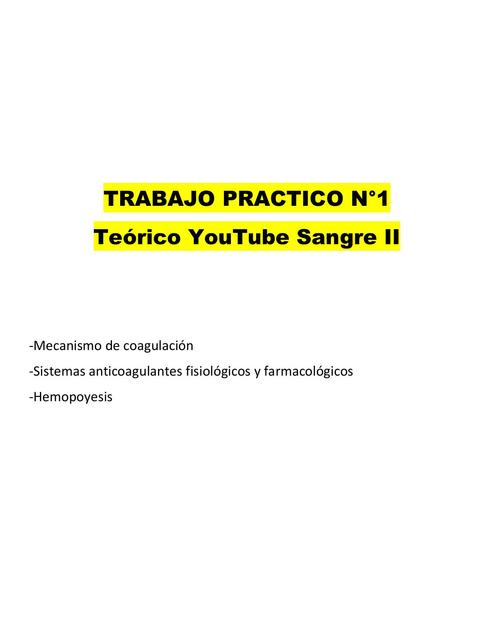 Teoría Sangre